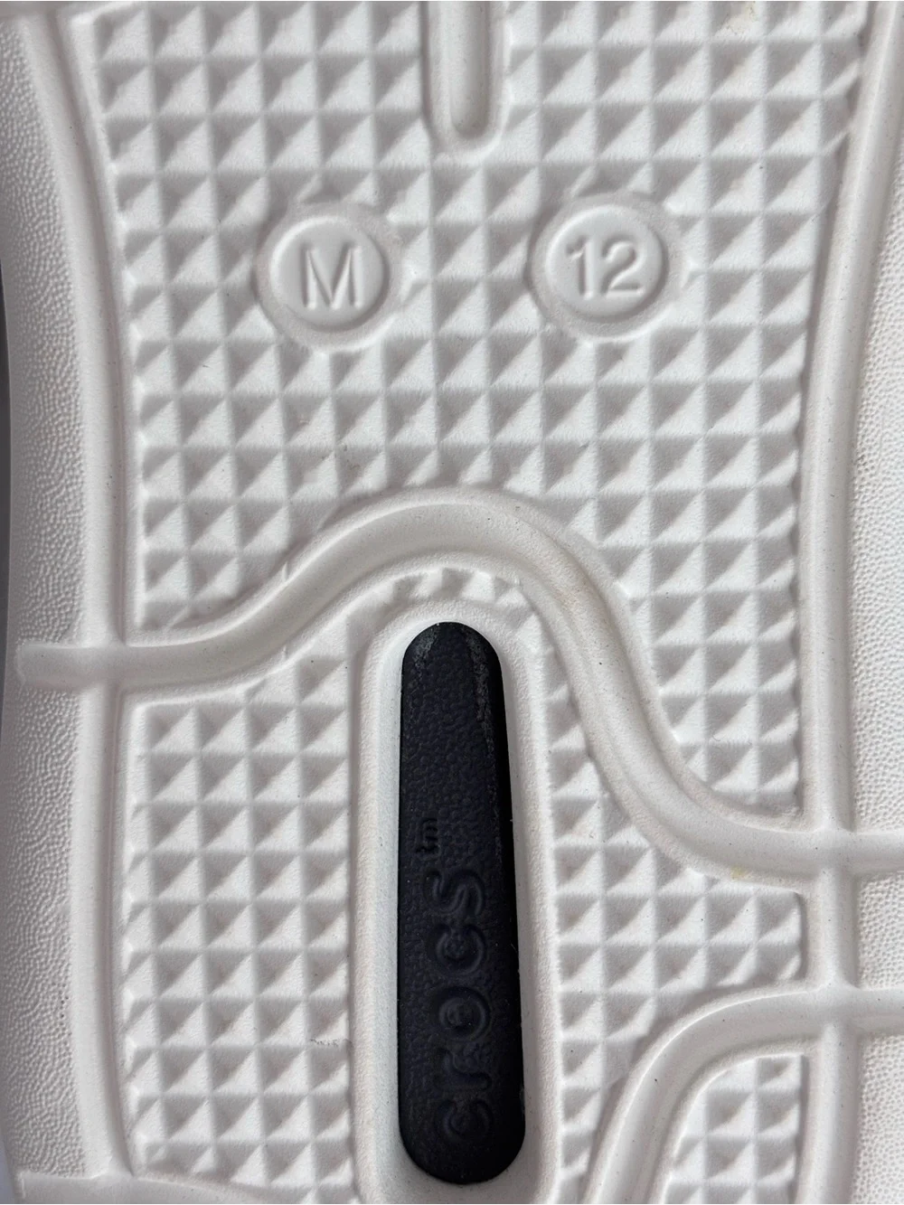 CROCS Men's InMotion LiteRide Gray & White Pacer Lace-Up Sneakers--NEW--12